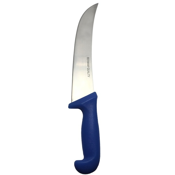 Pachet profesional pentru macelarie, 8 piese, 6 cutite + masat pentru ascutit + satar [8]