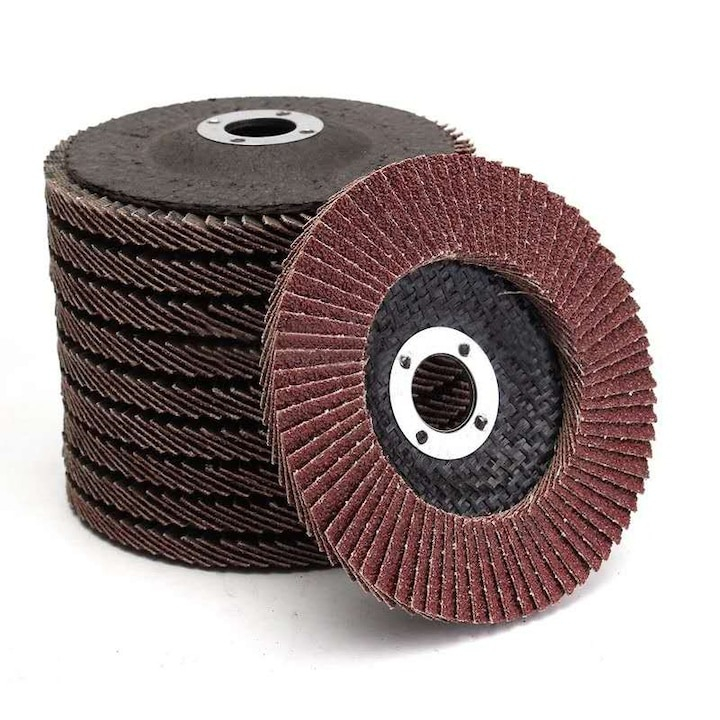Disc lamelar pentru slefuit, granulatie P80, 125 x 22.2 mm [3]