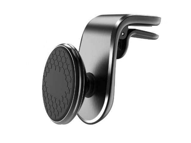 Suport auto pentru telefon, prindere pe grila de ventilatie, magnetic, reglabil 360°, negru [7]