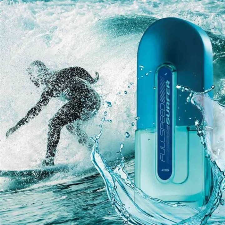 Set apa de toaleta Full Speed Surfer 75 ml, apa de toaleta Full Speed 30 ml, card multifunctional de supravietuire, otel inoxidabil [2]