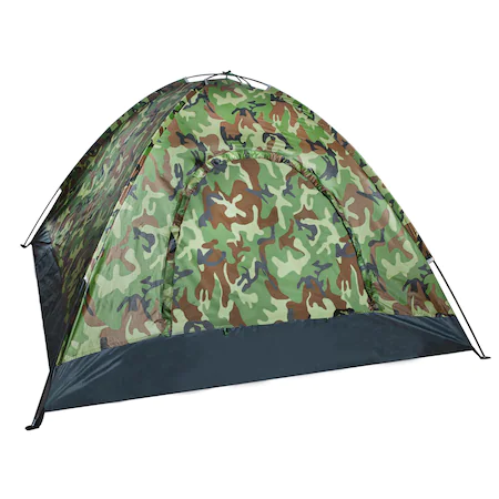 Cort turistic,camping 2-4 persoane,impermeabil 200x200x135 cm - Multicolor [3]