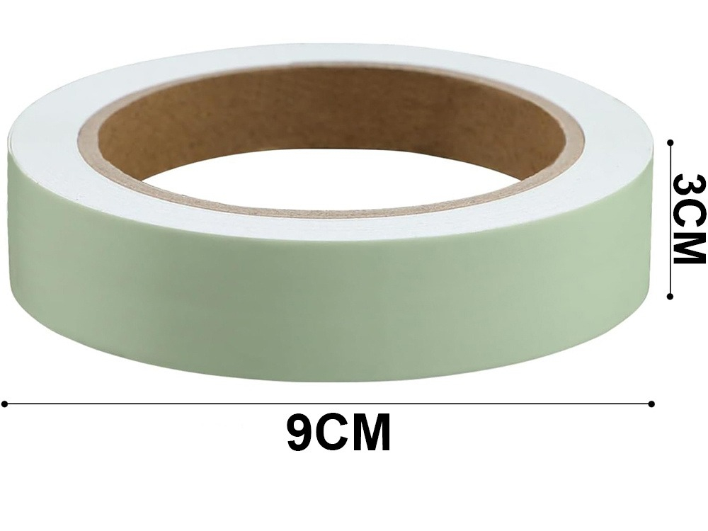 Banda adeziva, fosforescenta, 5 m x 3 cm, multifunctionala, verde [9]