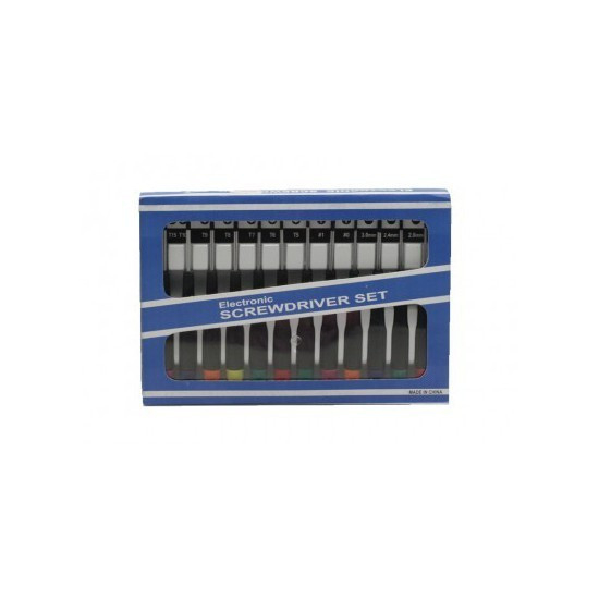 Trusa surubelnite multifunctionale de electronica 12 piese - Multicolor [2]