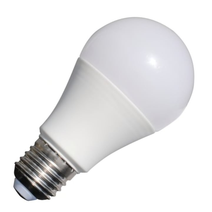 Bec economic LED, clasa energetica A, putere 5W, soclu clasic E27, temperatura 6500K, culoare alb rece [2]