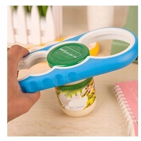 Desfacator universal pentru capace de borcane si sticle, 22.5x10 cm, maner ergonomic antialunecare, material rezistent ABS [8]