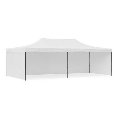 Perete lateral pentru cort tip pavilion, 12 m, poliester impermeabil, alb [5]