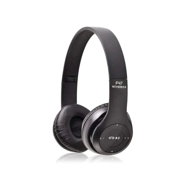 Casti audio, wireless, Bluetooth, lumini LED, radio FM, MP3, negru [5]