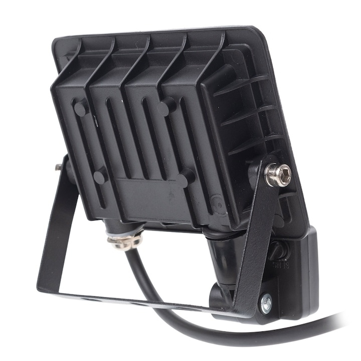 Proiector LED, 20 W, iluminare exterior, cu senzor de miscare, 24 LED-uri, rezistent la intemperii, protectie IP66, 9.5 x 12 x 2.5 cm [2]