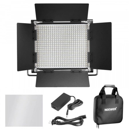 Kit 3 Panouri Neweer 480 LED,trepiezi 200 cm,6 baterii si 6 incarcatori,cabluri alimentare,gentute transport [2]