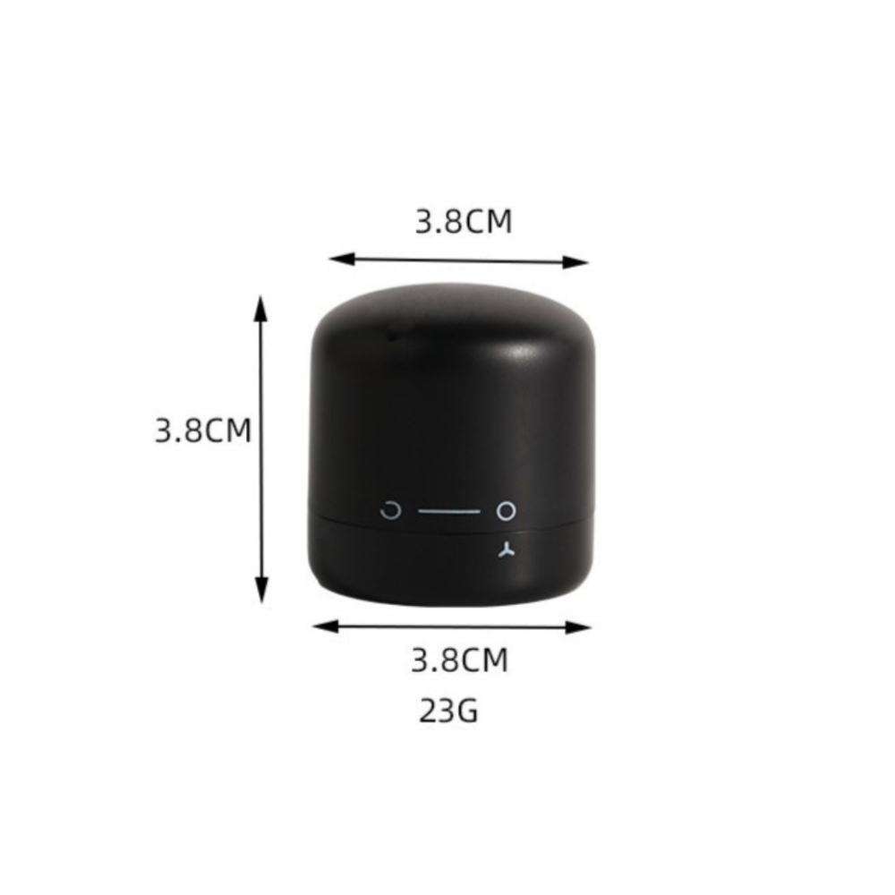 Dop pentru etansare sticla de vin, design rotativ, sistem blocare, silicon, 3.8 x 3.8 cm, reutilizabil, negru [12]