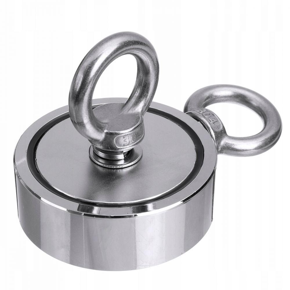 Magnet neodim si franghie, pentru pescuit, diametru 60 mm, lungime franghie 20 m [6]