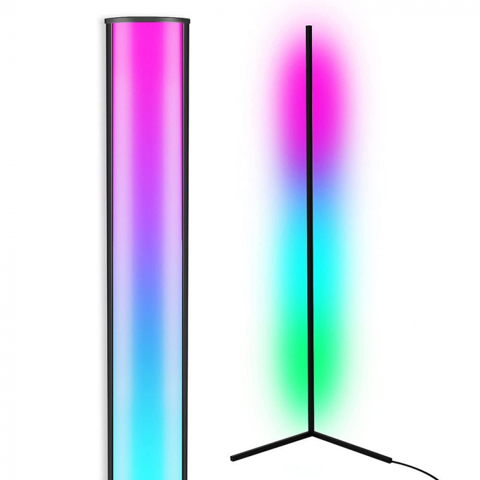 Lampa ambientala RGB, pentru atmosfera, control prin aplicatie si telecomanda, inaltime maxima 150 cm [2]