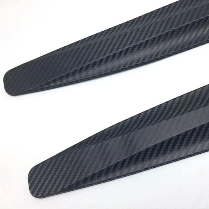 Set 2 benzi pentru protectie bara auto, cauciuc/plastic, impotriva zgarieturilor, autoadezive, universale, 40 x 5.2 cm, negru [4]