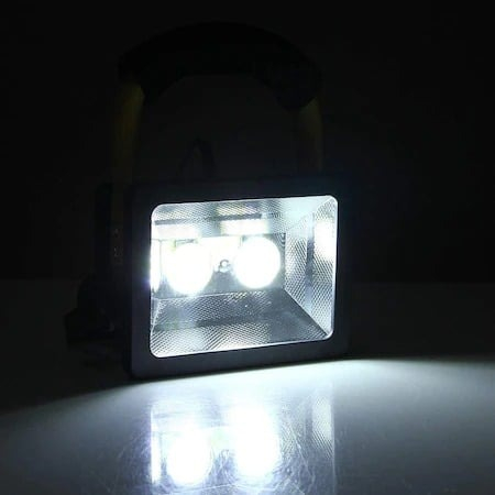 Trepied dublu pentru proiectoare,reglabil 90-160 cm cu 2 proiectoare LED incluse si 6 baterii [6]