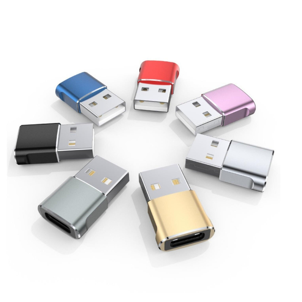 Adaptor mini USB Tip C la USB – viteză rapidă de transfer, compatibil cu smartphone, laptop și dispozitive de stocare [1]