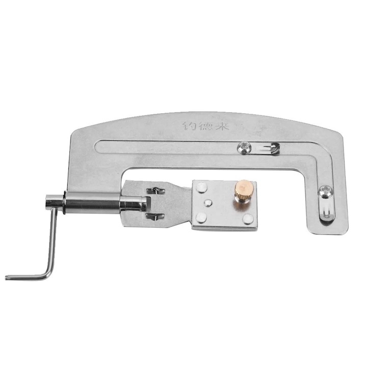 Dispozitiv pentru legarea carligului de pescuit, inox, semi-automat, 10.3 x 3.5 x 1.8 cm, argintiu [8]