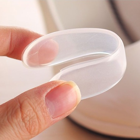 Set 2 protectii bataturi, Gel, 10 cm x 2.5 cm x 0.2 cm, Transparent [2]