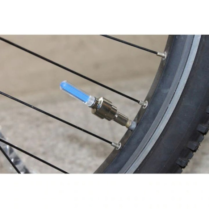 Set 6 lumini decorative valva LED pentru biciclete,auto, roz, albastru, verde [3]