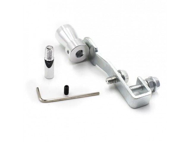 Fluier auto pentru toba, montare pe teava de esapament, marime S, otel, argintiu [4]