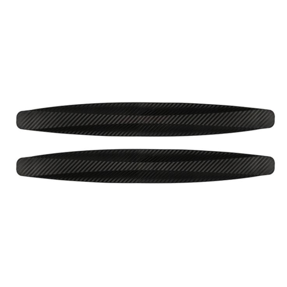 Set 2 benzi pentru protectie bara auto, cauciuc/plastic, impotriva zgarieturilor, autoadezive, universale, 40 x 5.2 cm, negru [2]