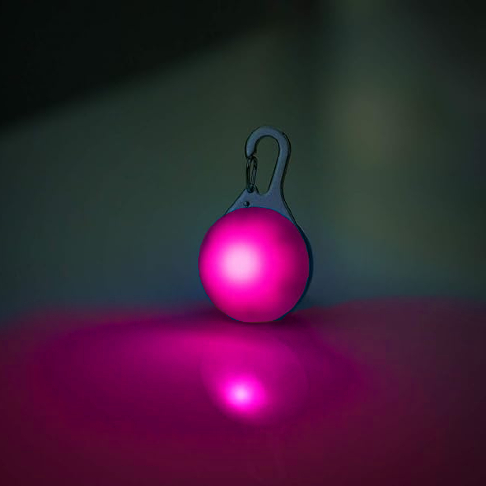 Tag LED albastru pentru zgarda, rucsac si bicicleta, vizibilitate sporita noapte, siguranta crescuta animale si utilizatori [3]