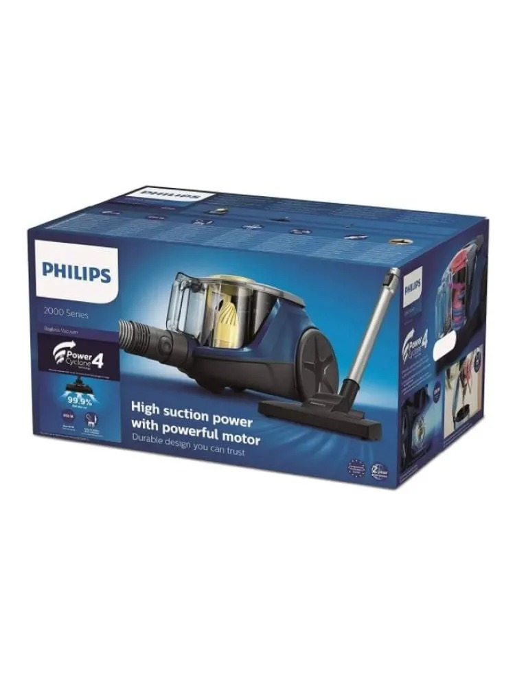 Aspirator Philips XB2125/09, 850 W, tehnologie PowerCyclone 4, filtru de aer Super Clean, Albastru [4]