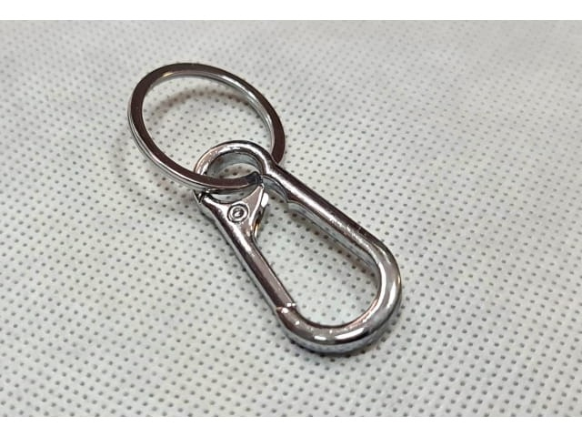 Set 12 brelocuri tip carabina, 8.5 x 4 cm, metal, argintiu [10]