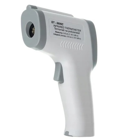 Termometru non-contact cu infrarosu,interval masurare 0 +100 grade Celsius - Alb [10]