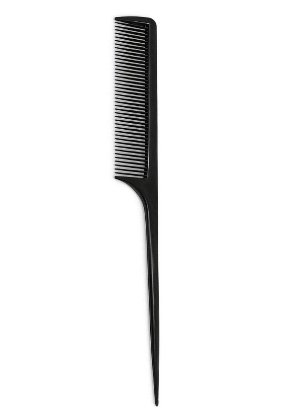 Pieptan clasic, pentru coafat si pieptanat, dinti desi si medii, pentru orice tip de par, 21 cm, plastic, negru [2]