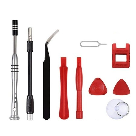 Set surubelnite multifunctionale de precizie, 110 piese, magnetice, - Rosu/Negru [3]