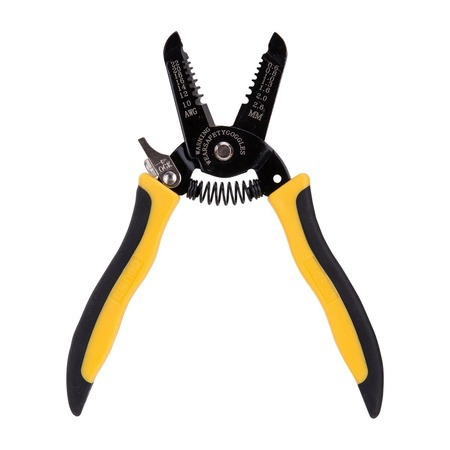 Cleste universal pentru dezizolare fire, cabluri electrice, 0.6-2.6 mm, galben [5]