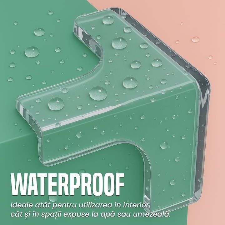 Set protectii pentru colturi din silicon, pentru mobila, masa, dulap, birou, pat, protectie pentru copii, lipire cu adeziv, impermeabile, 3mm grosime, 3.2x3.2 cm, transparente [4]