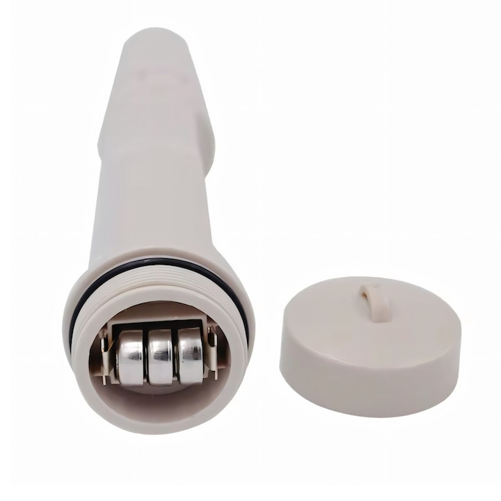 Tester apa, 2 in 1, temperatura si pH, solutii de calibrare incluse, alb/galben [8]