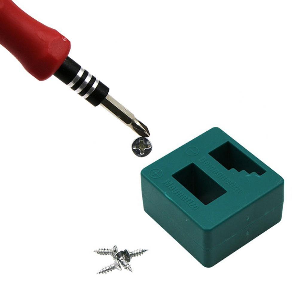 Magnetizor/demagnetizor pentru surubelnite, plastic, verde [4]