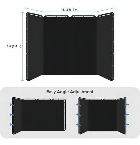 Fundal foto-video profesional Croma Key 400x230 cm – panza textila pentru filmari si fotografie, studio si productie video [3]