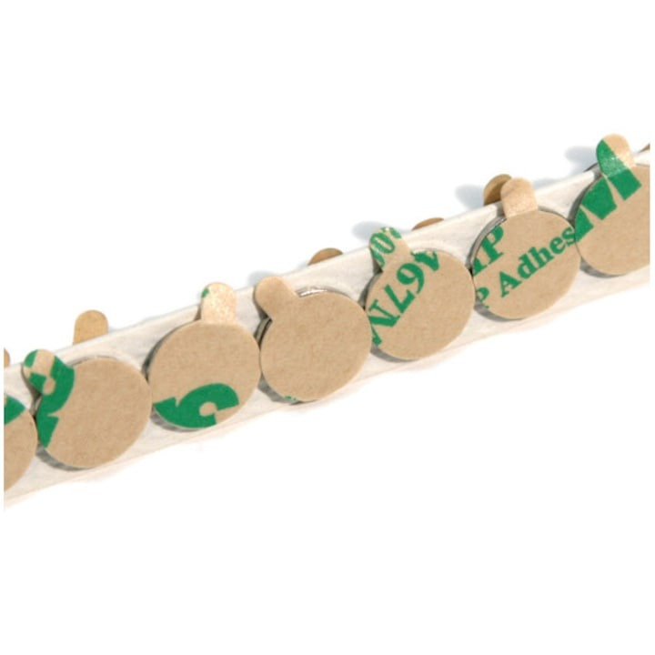 Set 100 magneti neodim, autoadezivi, rotunzi, universali, diverse activitati, 10x2 mm [2]