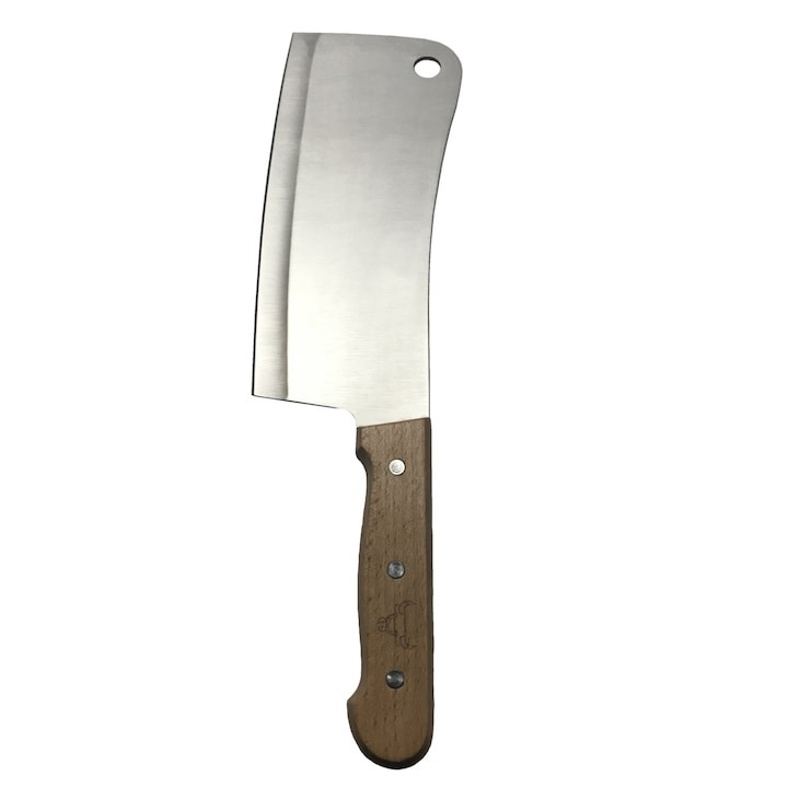 Pachet profesional pentru macelarie, 8 piese, 6 cutite + masat pentru ascutit + satar [10]