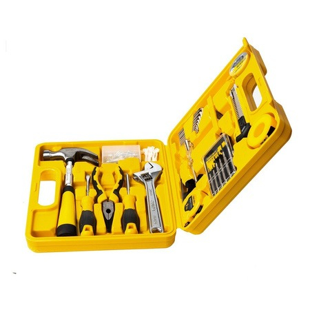 Set multifunctional, 28 piese, pentru uz casnic, cutie de depozitare inclusa, galben [7]