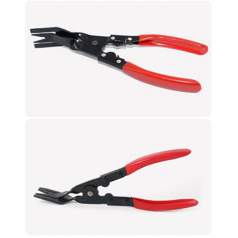 Cleste profesional pentru demontare clipsuri auto, pini si cleme tapiterie, extractor pentru ornamente si benzi decorative, otel calit, manere ergonomice [4]