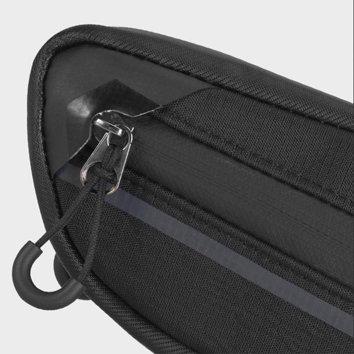 Geanta pentru bicicleta, impermeabila, 30 x 10.5 x 4.5 cm, negru [2]