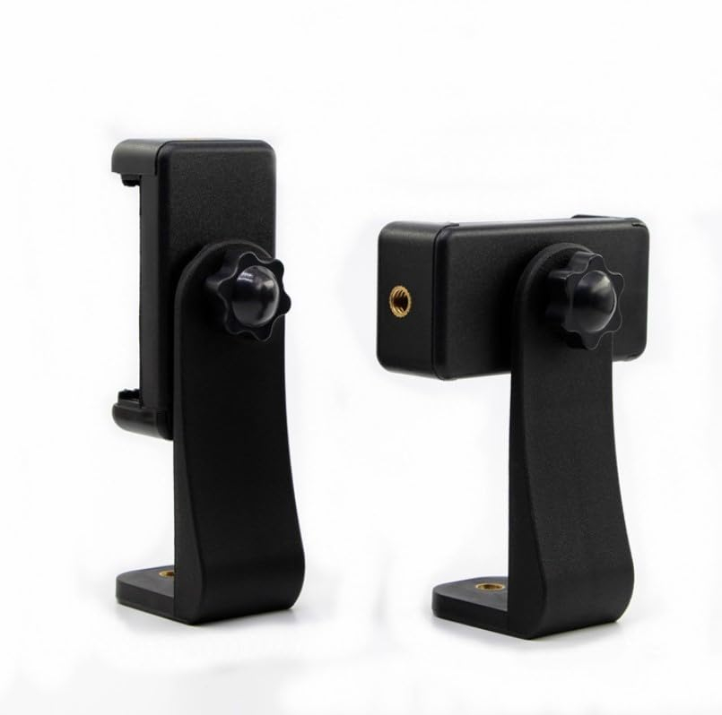 Suport telefon rotativ cu mini trepied extensibil 13–20 cm, prindere automata cu arc 5.5–8 cm, montura 1/4 inch, ABS si metal, telecomanda Bluetooth [3]