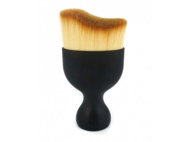 Perie pentru curatare interior auto, plastic/nailon, negru [1]
