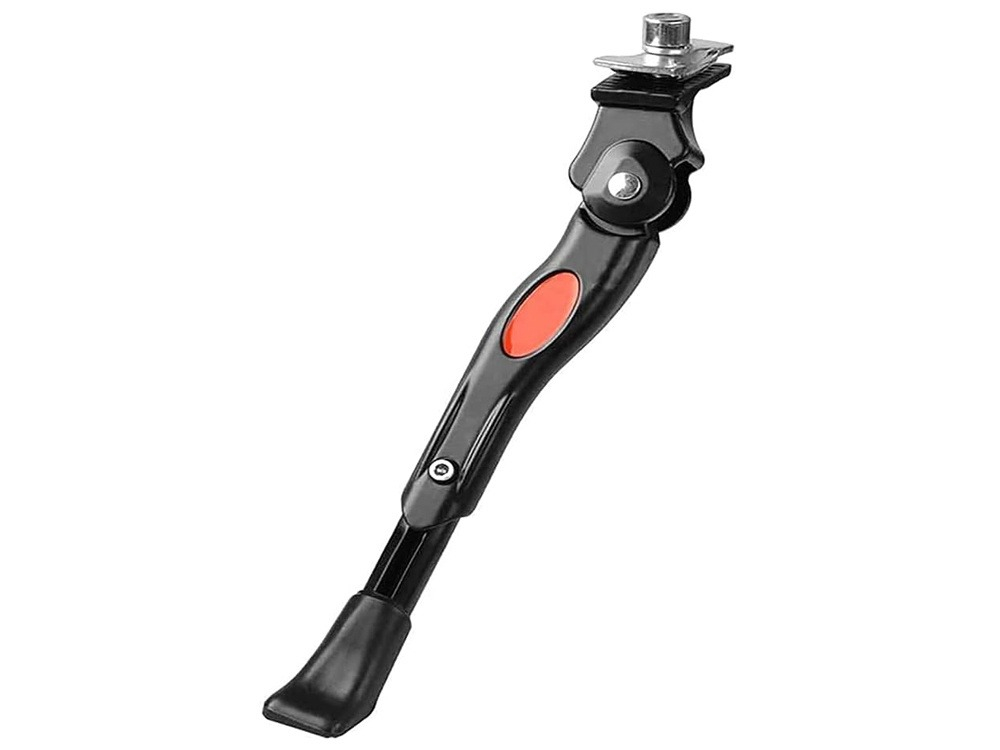 Cric pentru bicicleta, reglabil, 30-34 cm, aluminiu, antiderapant, negru