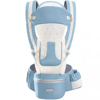 Marsupiu ergonimic,multifunctional pentru bebelusi,15in1,greutate maxima 25 kg - Albastru inchis [8]