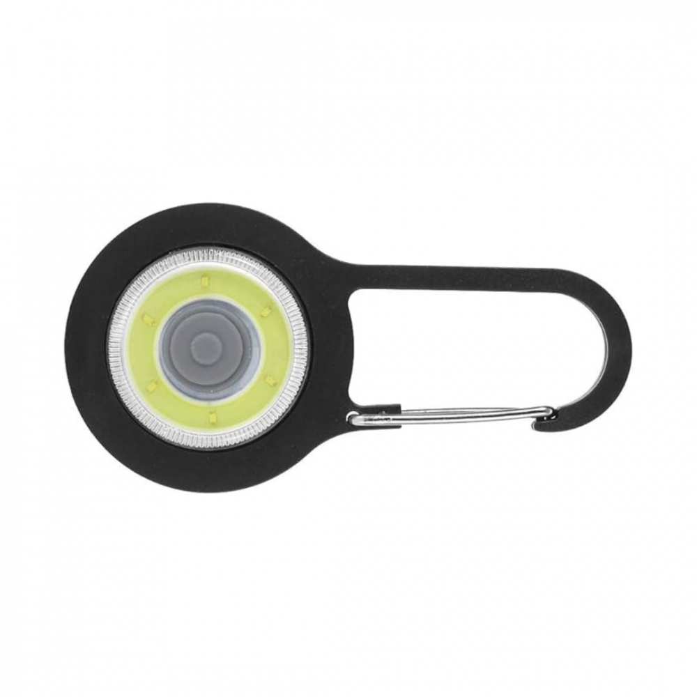 Lanterna tip breloc, LED, 3 moduri de iluminare, ABS, 8 x 4 cm, negru [2]