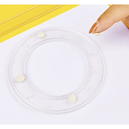 Set pentru desen, spirograf, sabloane transparente, 35 piese [14]