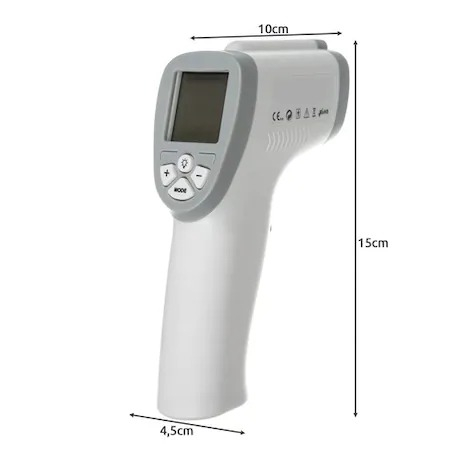 Termometru non-contact cu infrarosu,interval masurare 0 +100 grade Celsius - Alb [2]