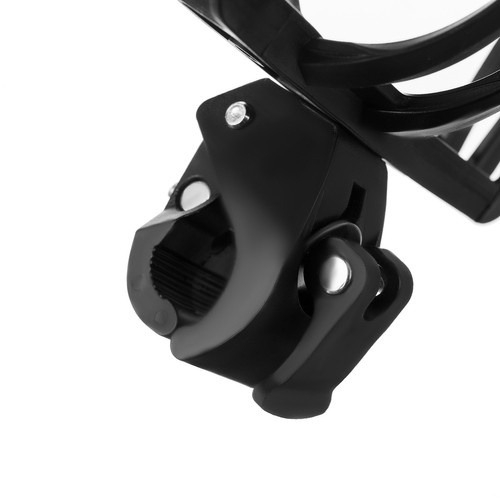 Suport sticla pentru bicicleta, plastic, universal, 14.5 x 14 cm, negru [2]