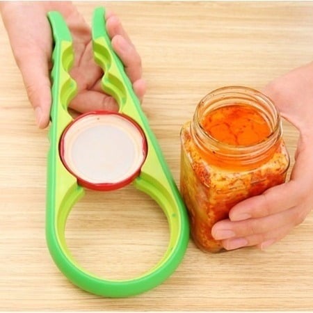 Desfacator universal pentru capace de borcane si sticle, 22.5x10 cm, maner ergonomic antialunecare, material rezistent ABS [9]