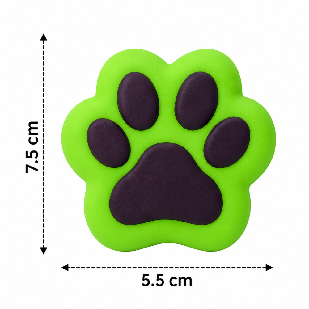 Jucarie antistres squishy, in forma de labuta de pisica, revenire lenta, pentru relaxare, 7.5 x 5.5 cm, verde/negru [2]